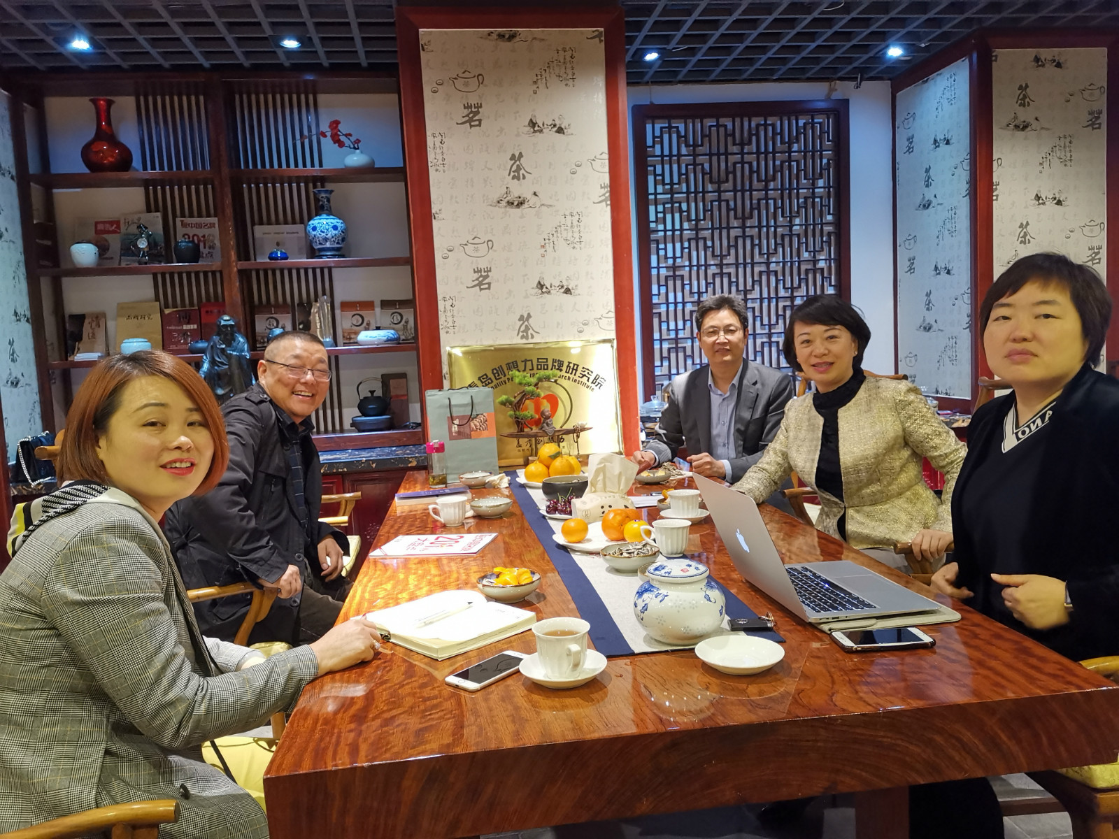 磐石品牌與青島品牌研究院洽談交流 磐石品牌與青島品牌研究院洽談交流