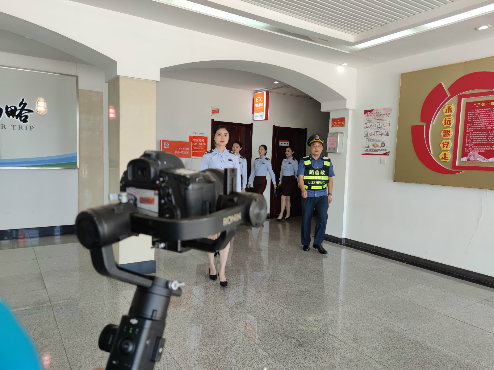 高速集團西略分公司掃黑除惡專題片順利完成拍攝 高速集團西略分公司掃黑除惡專題片順利完成拍攝